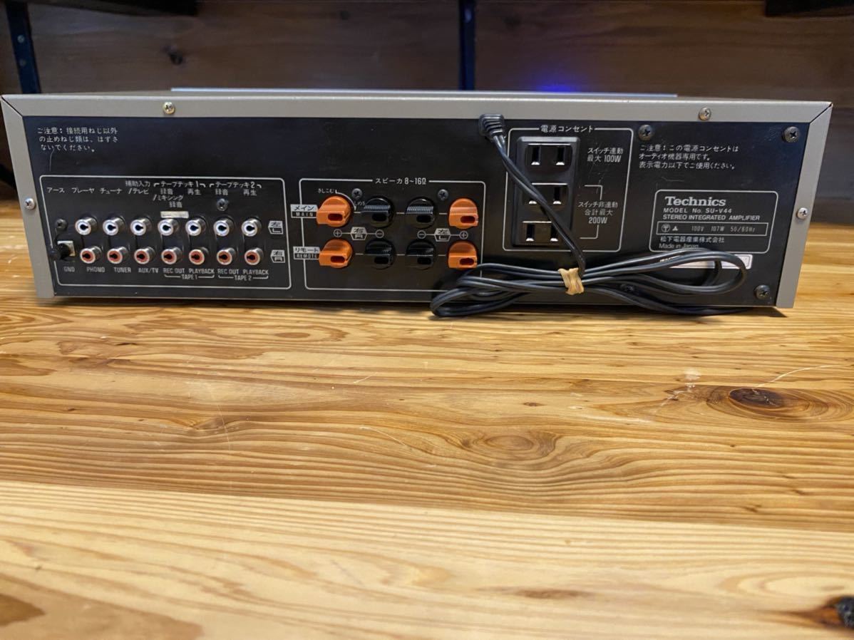 Technics テクニクス SU-V44 プリメインアンプ メンテナンス品 動作良好！