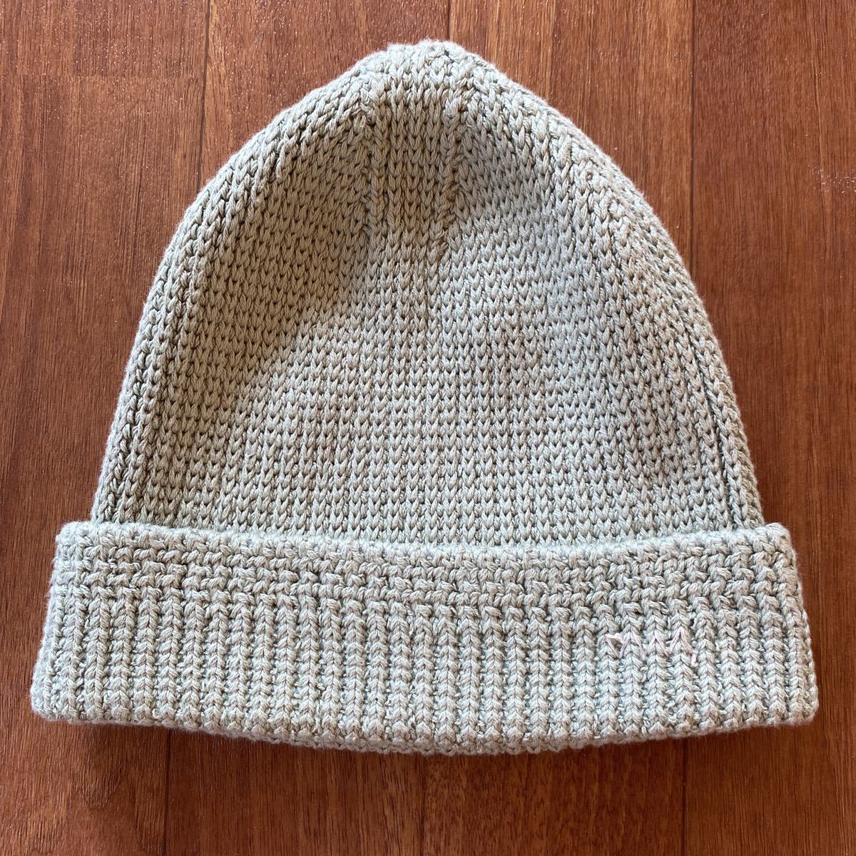 visvim KNIT BEANIE COTTON Lt.GREEN ニットキャップ ニット帽 