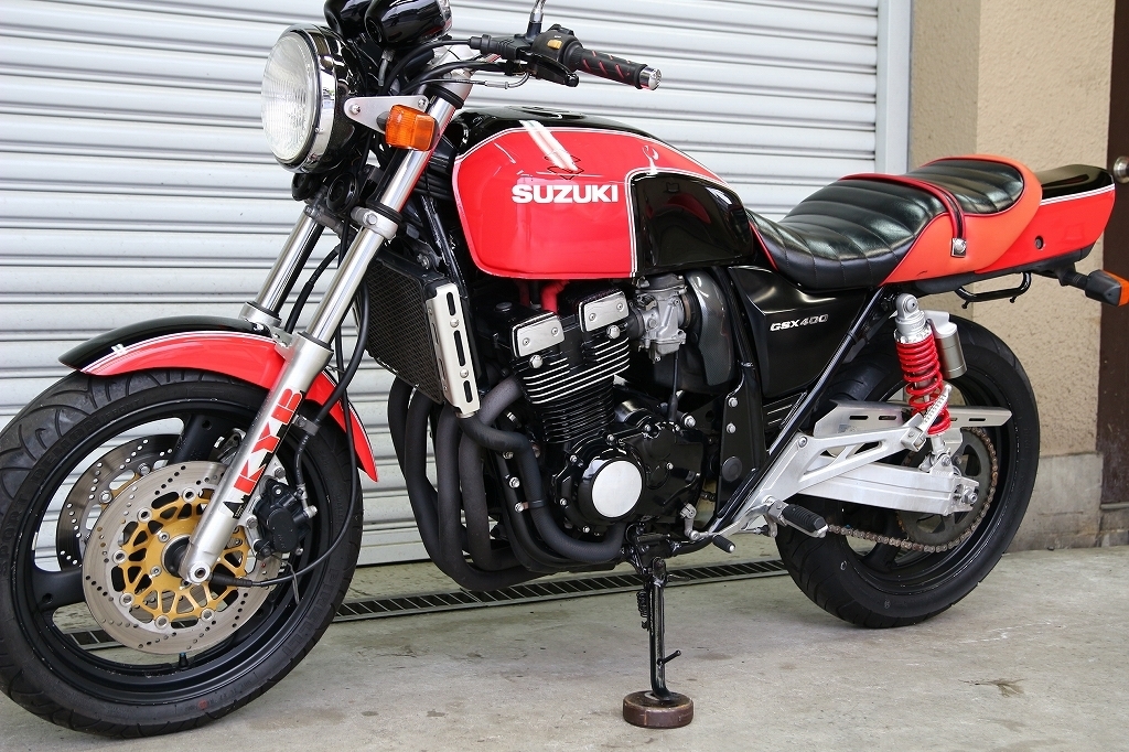 GSX400インパルス/ヨシムラカラー/キャブオーバーホール済/本物