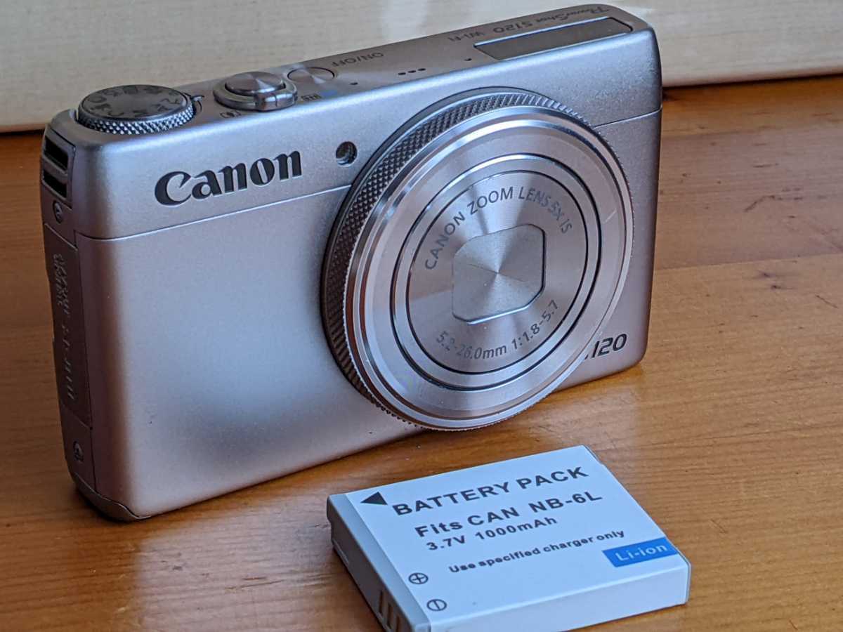 ジャンク撮影可 Canon PowerShot S120 シルバー キャノン パワー 