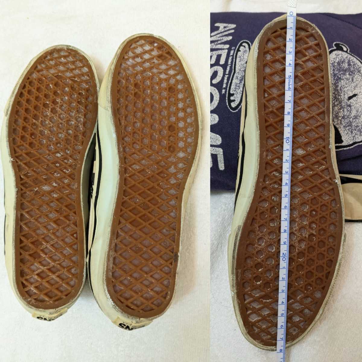 90s VANS デッドストック 9 USA製 スリッポン 長期保管品 アンダー 