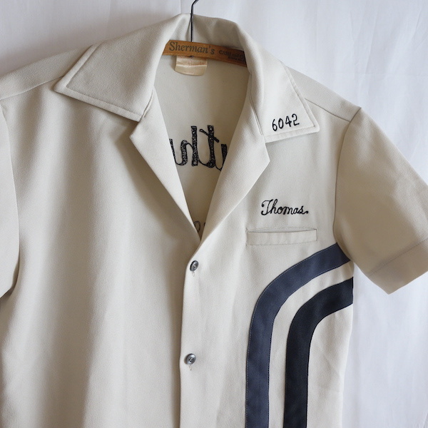  70's ESQUIRE SHIRTS ビンテージ ボーリングシャツ チェーン刺繍 60's(Mサイズ)｜売買されたオークション情報、yahooの商品情報をアーカイブ公開 - オークファン 半袖シャツ一般