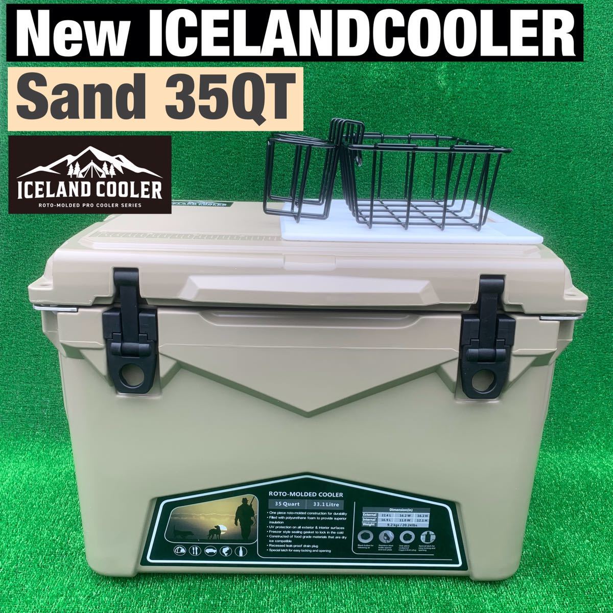 驚きの破格値，限定SALE アイスランドクーラーボックス 35QT ICELANDCOOLER BOX 期間限定セール 購入特典付き サンド 早い者勝ち(30L～)｜売買されたオークション情報、yahooの商品情報をアーカイブ公開 - オークファン 30L～