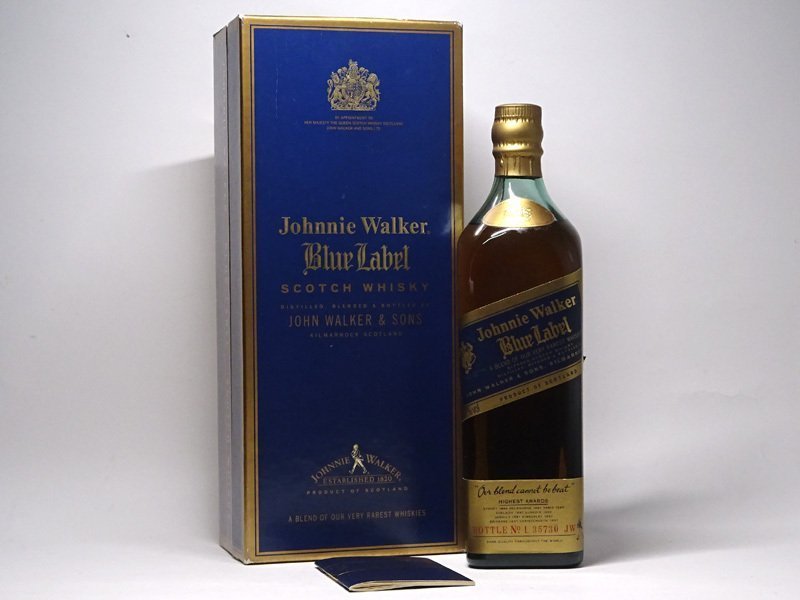 ジョニー・ウォーカー ブルーラベル 40% 750ml ジョニー