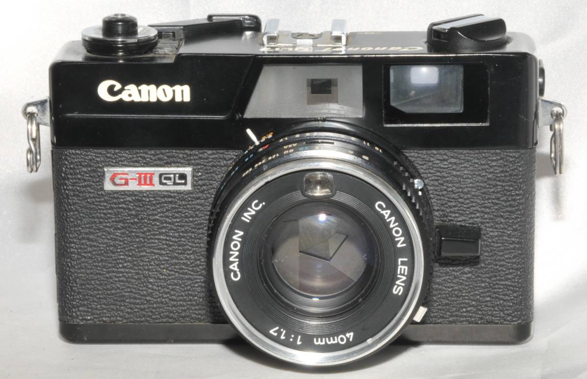 ☆極美品☆キャノン CANON Canonet QL17 G-III 黒 ☆露出計