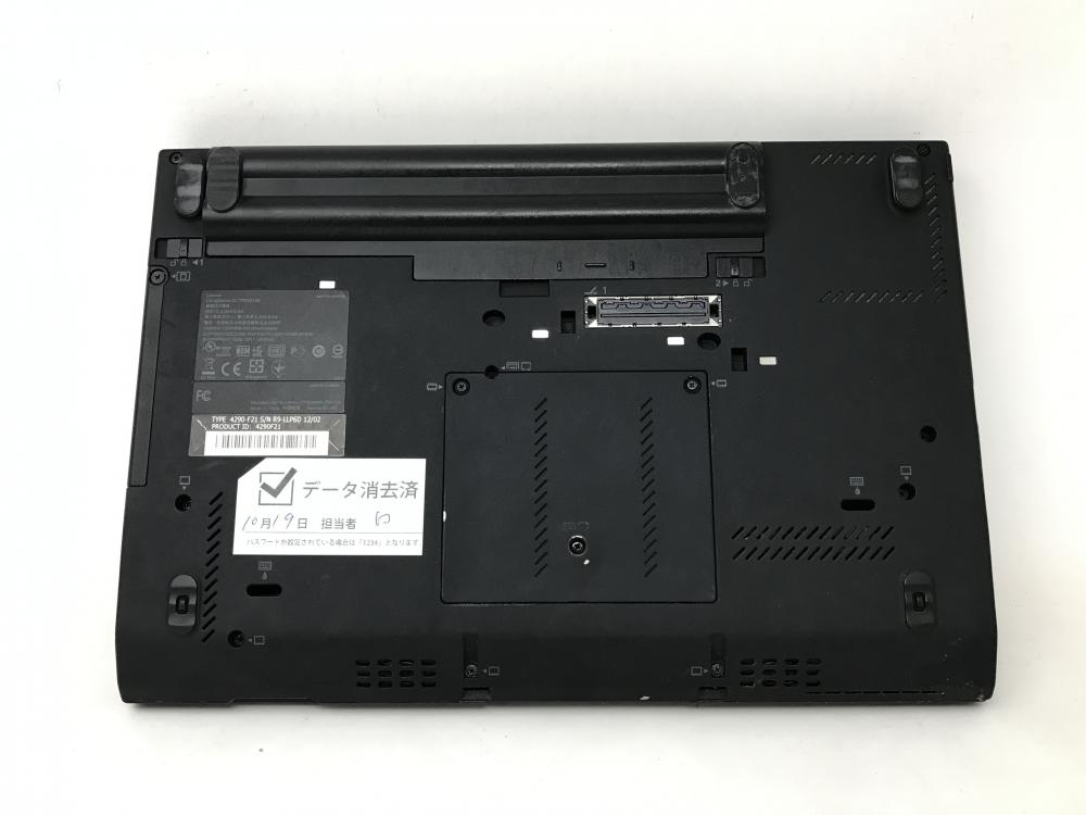 格安店 WIN515【ジャンク品】 ThinkPad Lenovo ノート型パソコン x220
