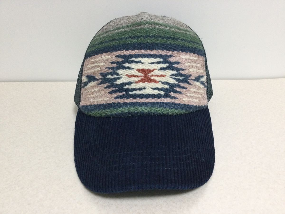 新品未使用！RRL ダブルアールエル チマヨ柄 ラグ キャップ