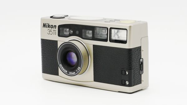 ニコン Nikon 35Ti 【 元箱・取説・ケース・プライスタグ付き 】 #96P00KI42746C 35Ti Nikon ケース 単焦点＋セイコー製アナログメーター搭載モデル f2.8 動作