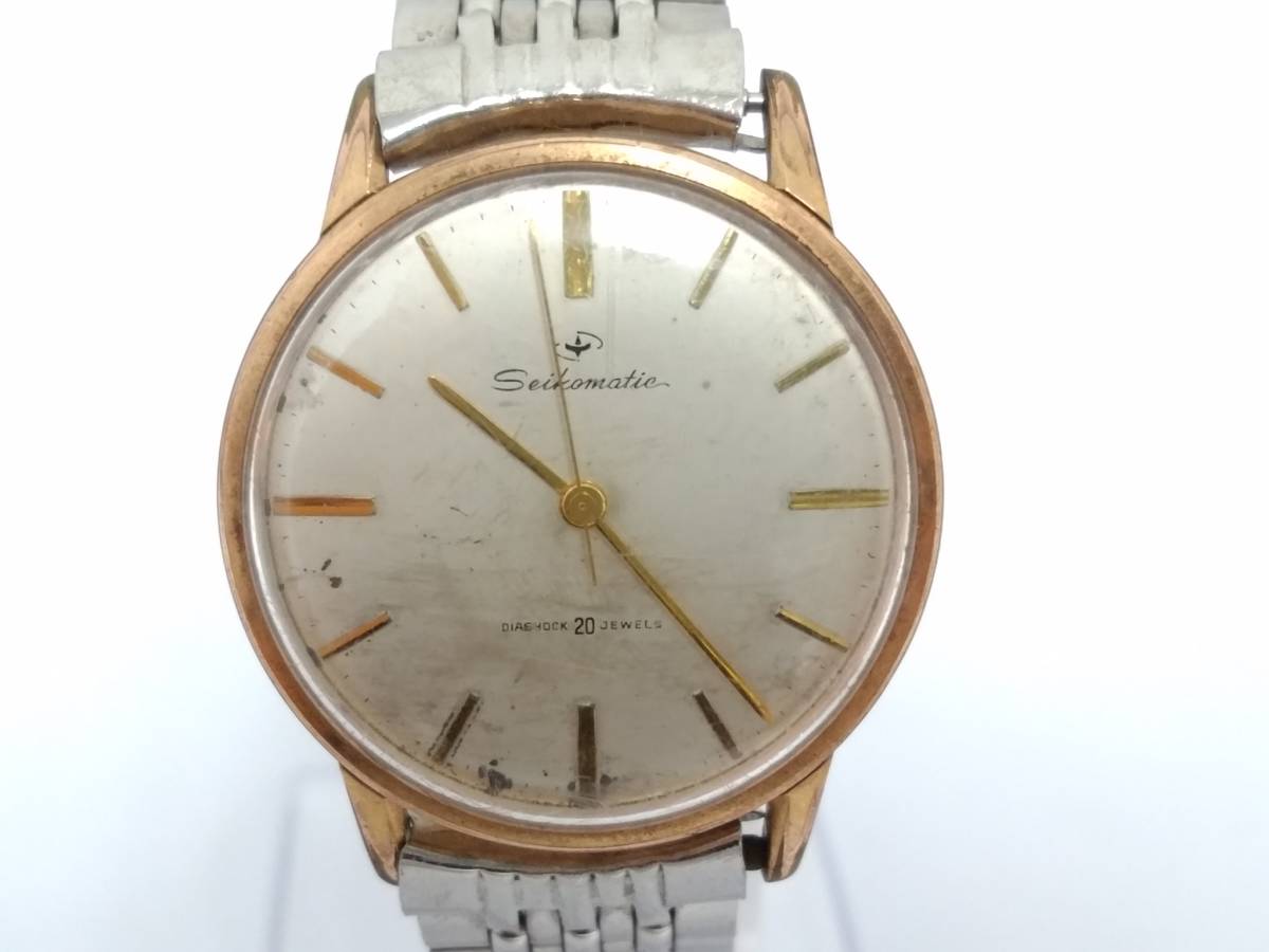 稼動品 SEIKOMATIC セイコーマチック 20石 SEIKO セイコー Seikomatic セイコーマチック DIASHOCK 20石 15007D