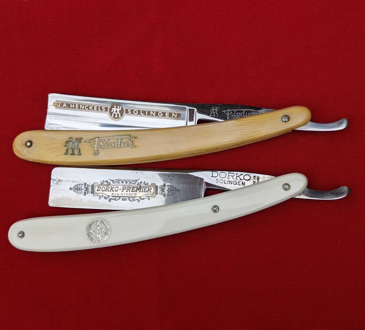 西洋剃刀2点とストラップセット 趣味としての西洋剃刀の話｜Masanori