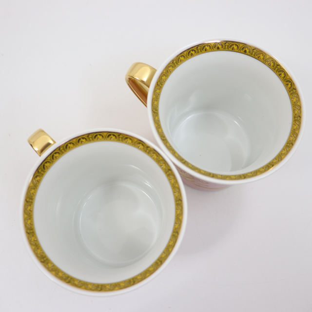 m6641 即決 本物 未使用 保管品 VERSACE ヴェルサーチ ビザンチン ペア 