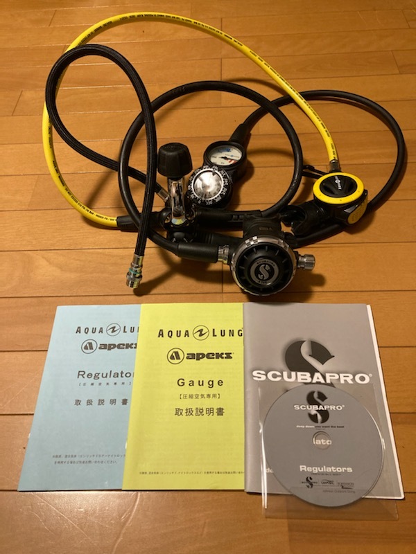□SCUBAPRO スキューバプロ レギュレーター MK25 G260 3回使用  