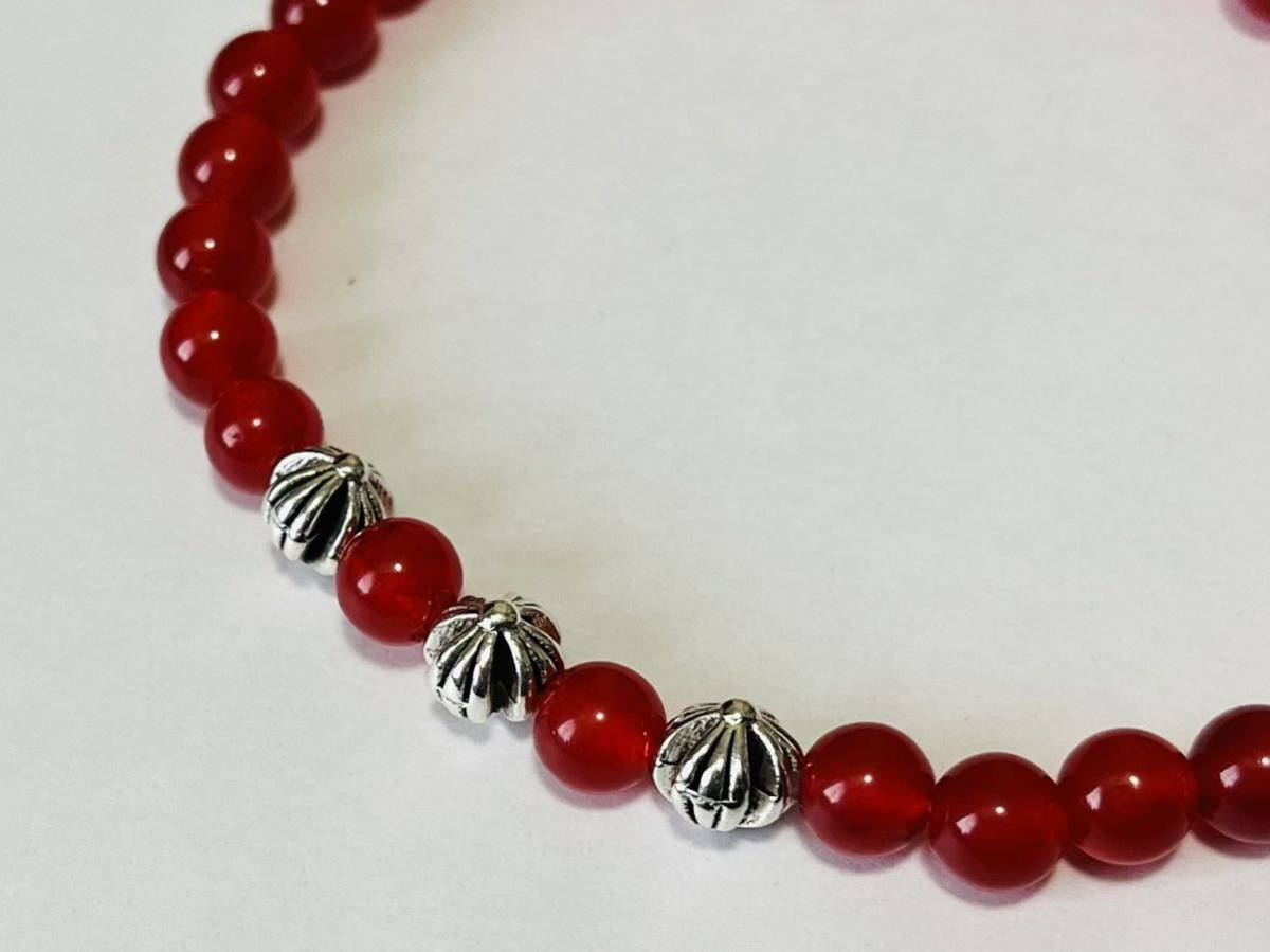 ◇CHROME HEARTS クロムハーツ◇◇新品加工◇ ◇レッドジェイド ビーズ 