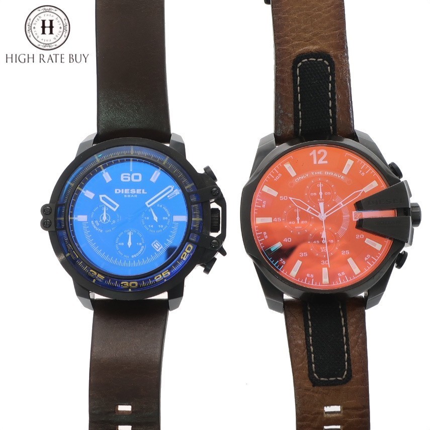 1-③ SEIKO 腕時計　4点まとめ 1円スタート 腕時計 まとめ2点セット DIESEL ディーゼル DZ-4405 DZ