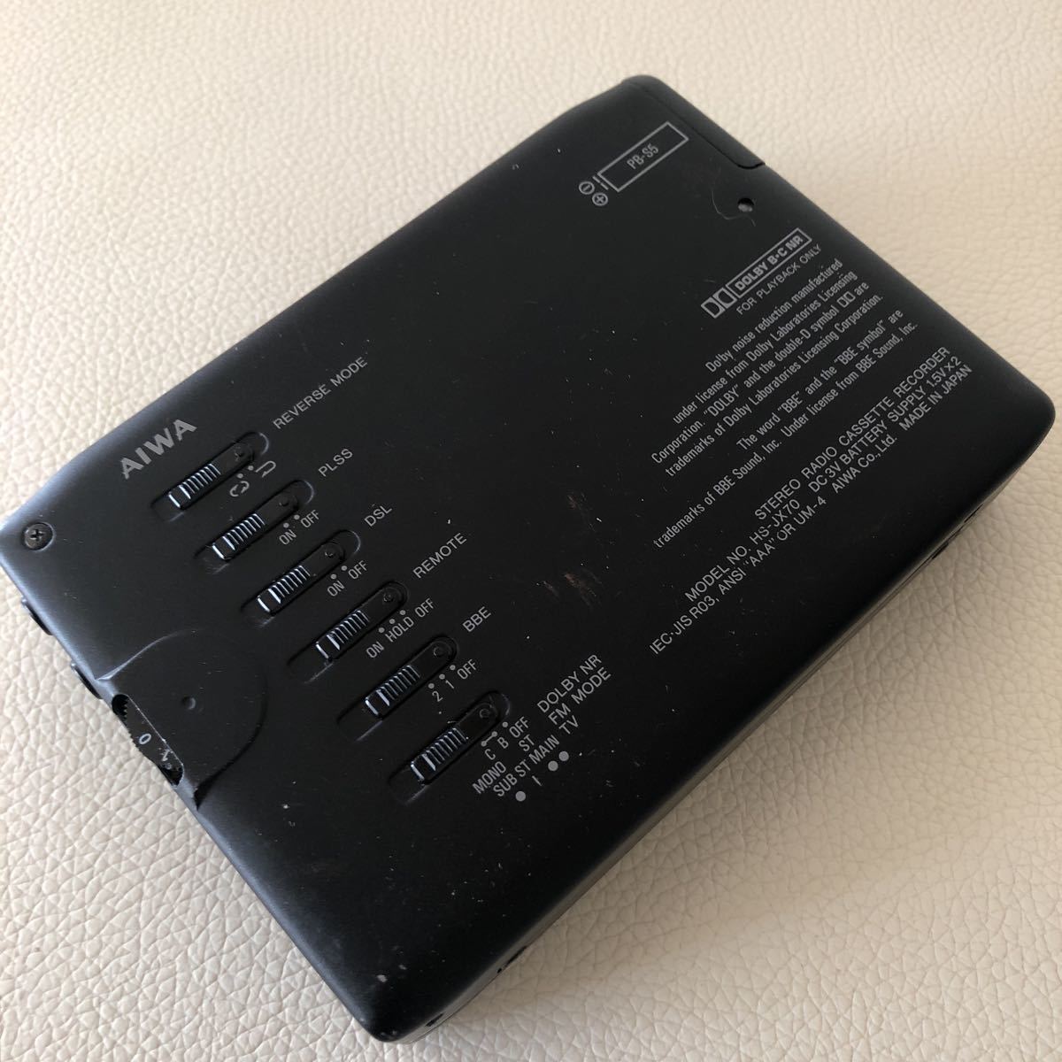 HS-JX70 AIWA カセットプレーヤー アイワ カセットボーイ BBE SYSTEM