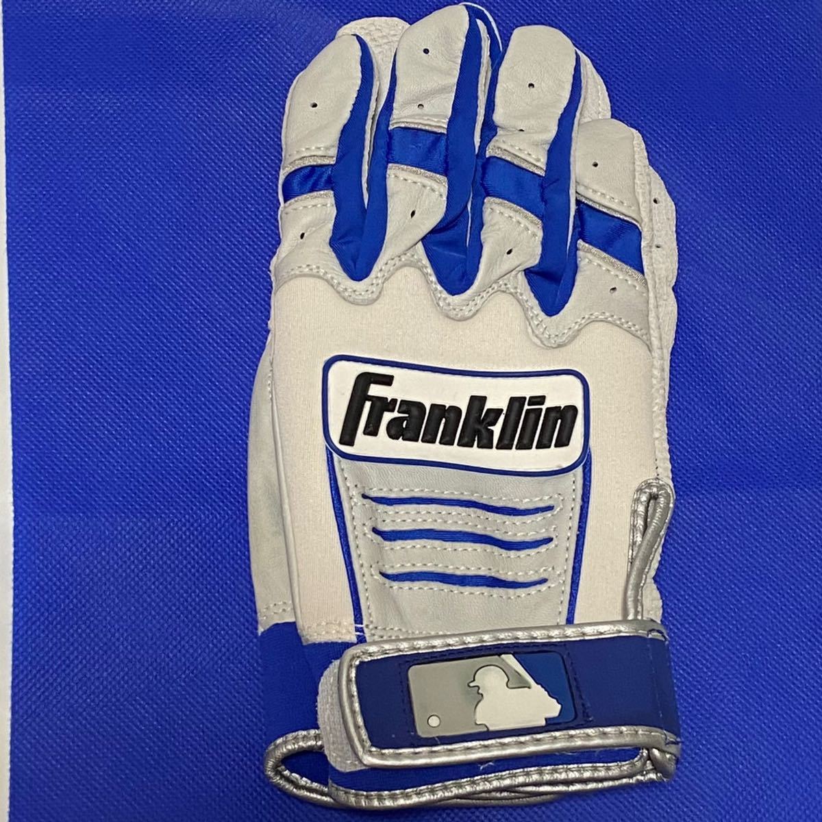 新品)Franklin CFX Pro ホワイト ロイヤル バッティンググローブ S