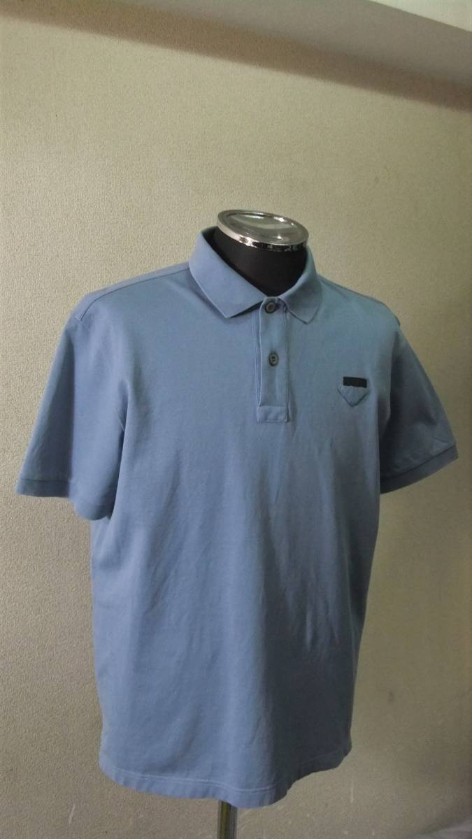 ○PRADA○プラダ ポロシャツ○サイズ M○水色(半袖シャツ)｜売買された