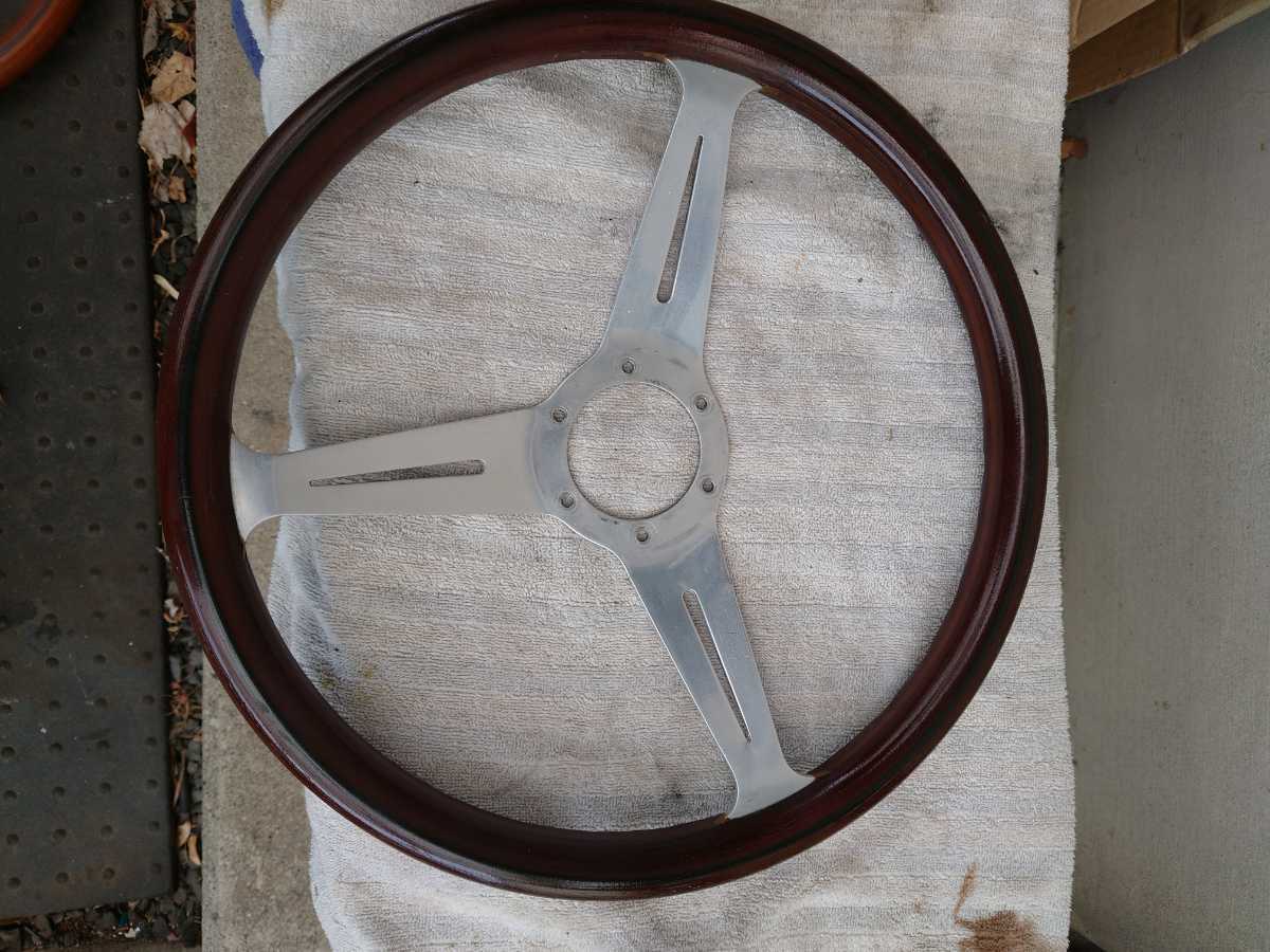NARDI ウッド ステアリング 3本スポーク ジムニー用 ステアリングボス