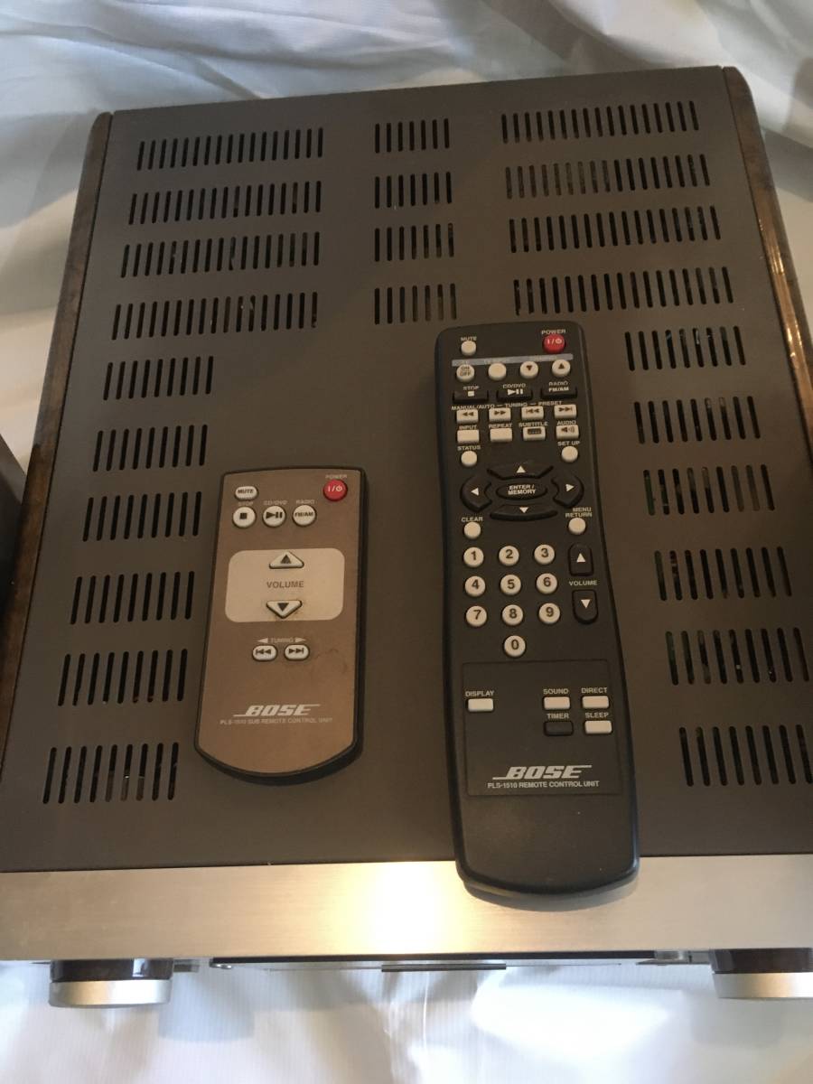 BOSE PLS-1510/125 DVDレシーバー&スピーカーセット　リモコン 現状品 BOSE PLS-1510 ボーズ pls-1510」の落札相場・落札価格 : Bose