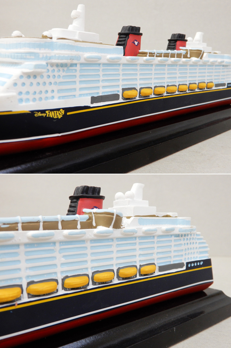 E Disney Fantasy Line ディズニー ファンタジー号 船模型 全長約29cm 完成品 ディズニー 売買されたオークション情報 Yahooの商品情報をアーカイブ公開 オークファン Aucfan Com