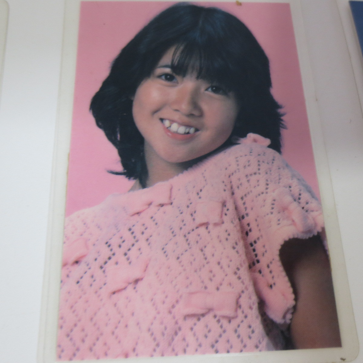 タレントグッズ】80年代 昭和アイドル 伊藤つかさ ラミネートカード 6