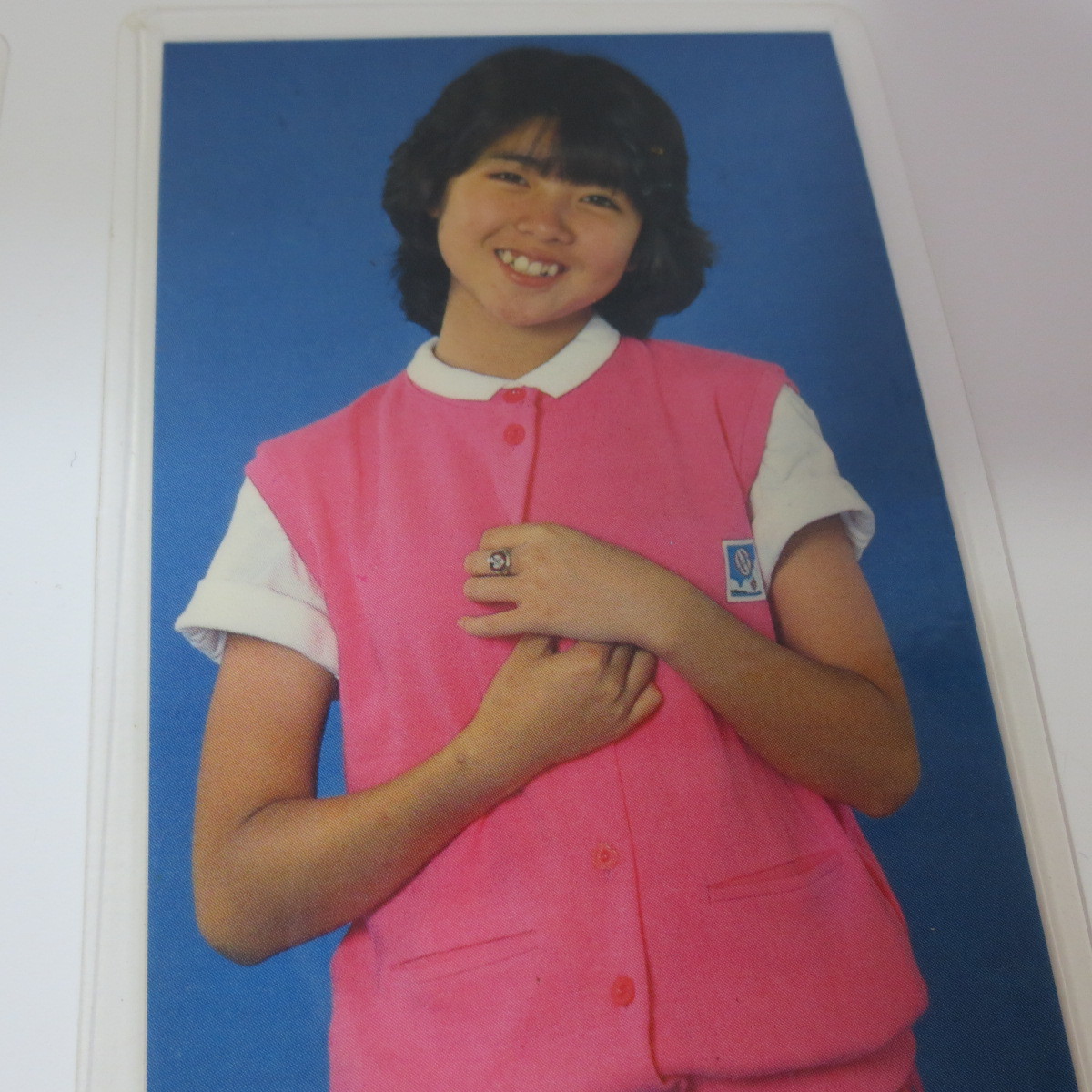 タレントグッズ】80年代 昭和アイドル 伊藤つかさ ラミネートカード 6