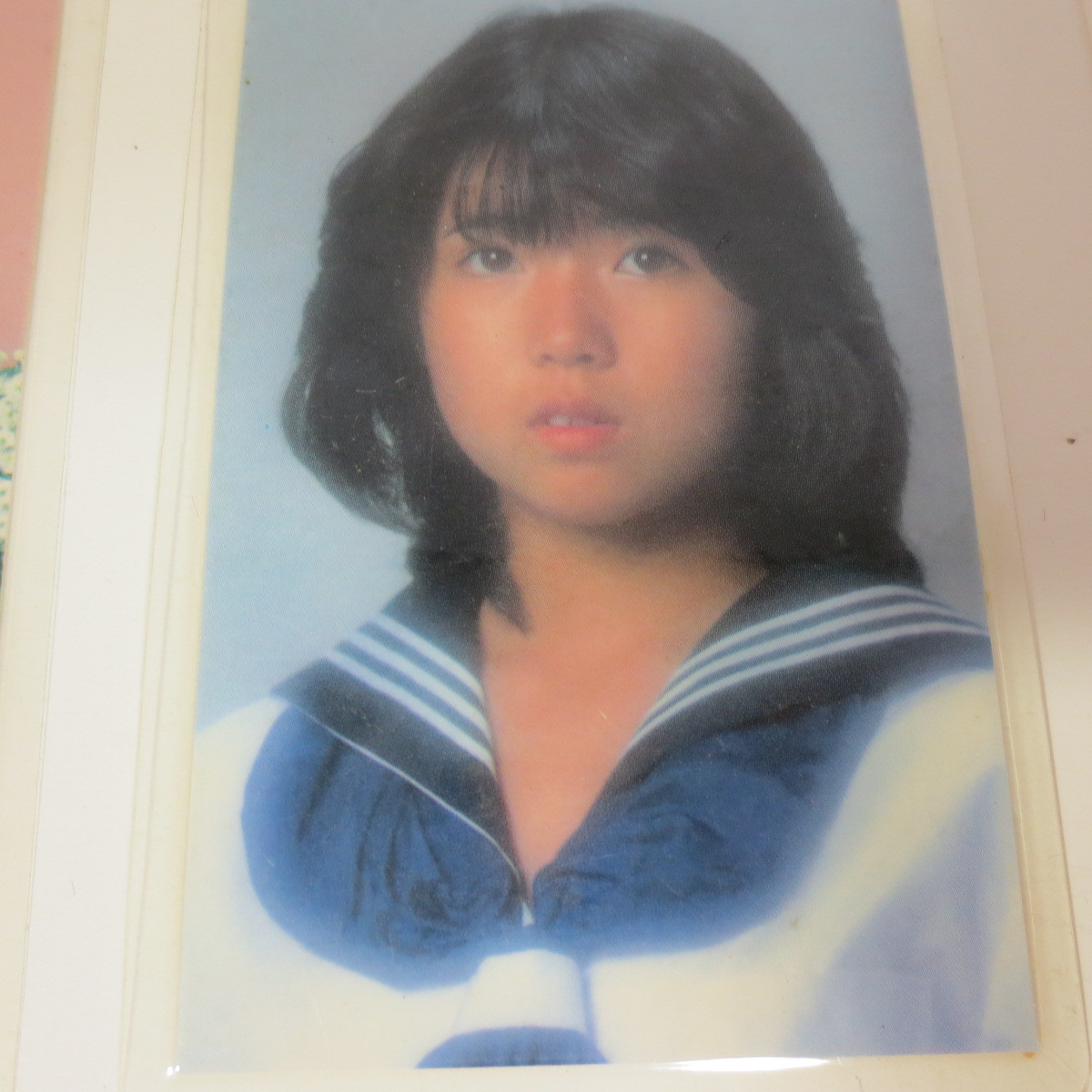 タレントグッズ】80年代 昭和アイドル 伊藤つかさ ラミネートカード 6