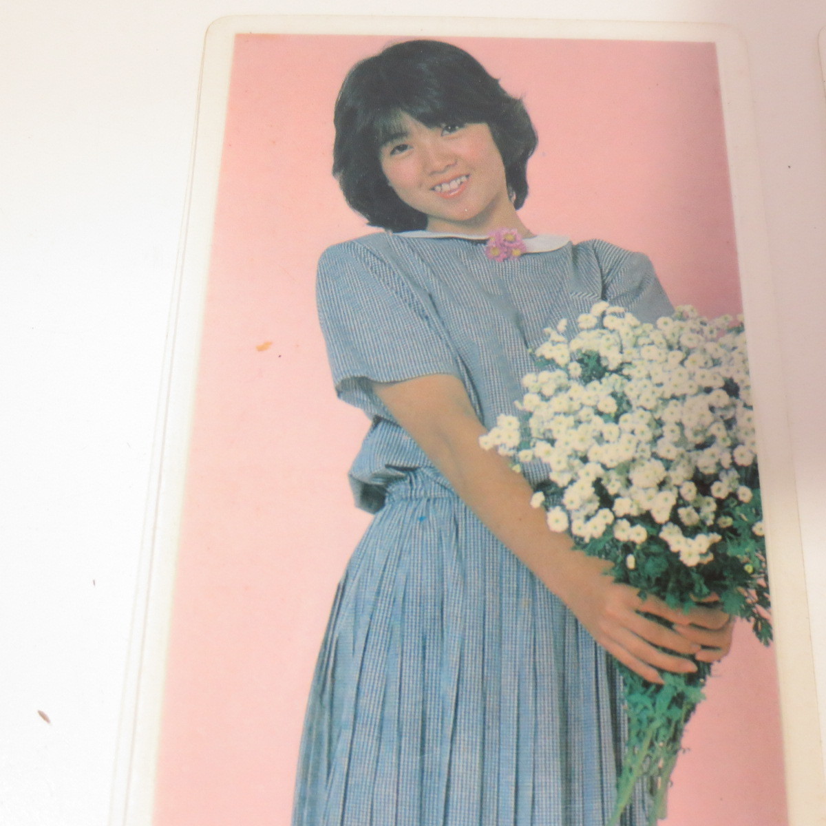 タレントグッズ】80年代 昭和アイドル 伊藤つかさ ラミネートカード 6