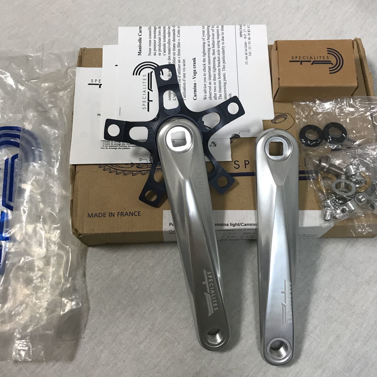Pédalier Spécialités TA Professionnal - 3 Bras - 170 Mm - Aluminium - NOS