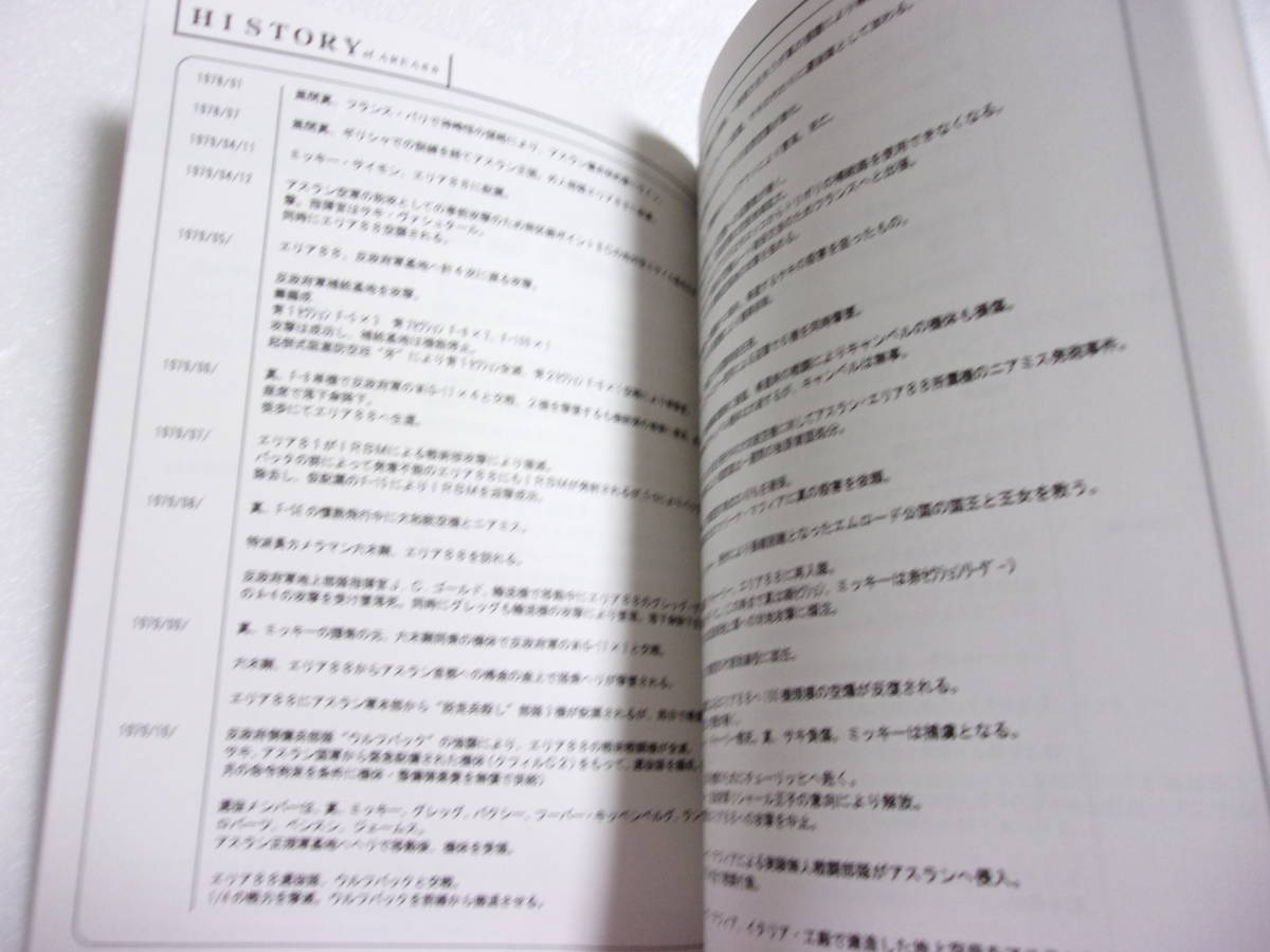 エリア データ コレクション Advance 同人誌 年表 機体 地上空母 パイロット コミック アニメ 基地の変遷 アスラン王国略史 他 原画 設定資料集 売買されたオークション情報 Yahooの商品情報をアーカイブ公開 オークファン Aucfan Com