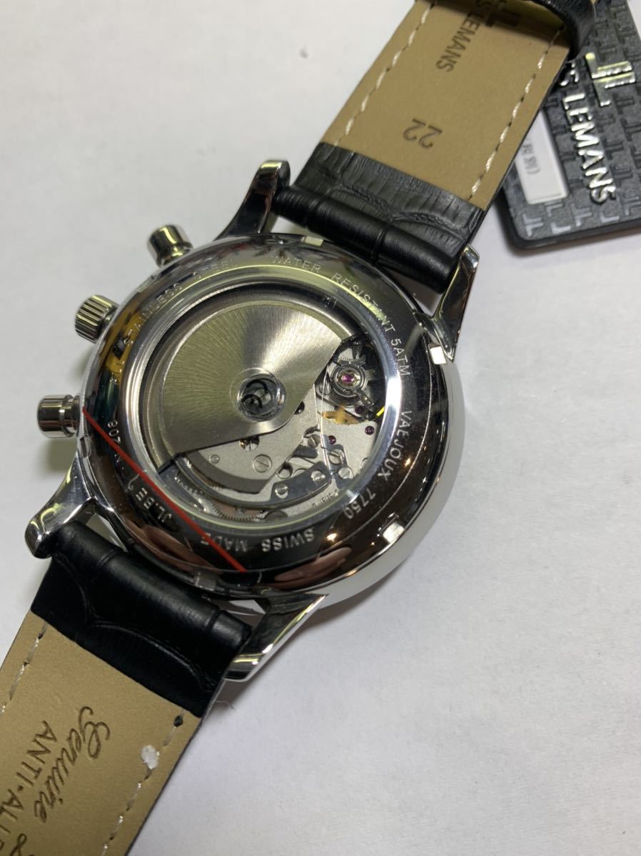 ☆JL【ジャックルマン】バルジュー7750自動巻クロノグラフ 使用品 定価