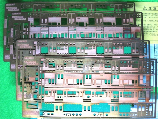 ＢＯＮＡ 西武 ６０００系 ステンレス車 基本４輌＋中間３輌(２箱) 合計１０輌 キット 6000系_3