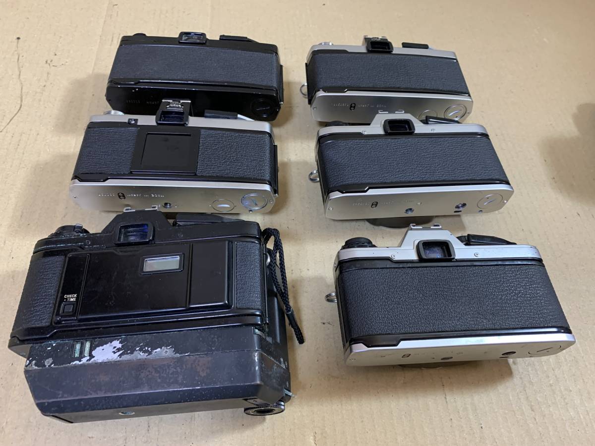 OLYMPUS OM-10 ボディ 7台 まとめ売り ジャンク フィルムカメラ 6個】オリンパス OLYMPUS OM-1 ×2個/OM-2/OM10 ×3個/フィルム