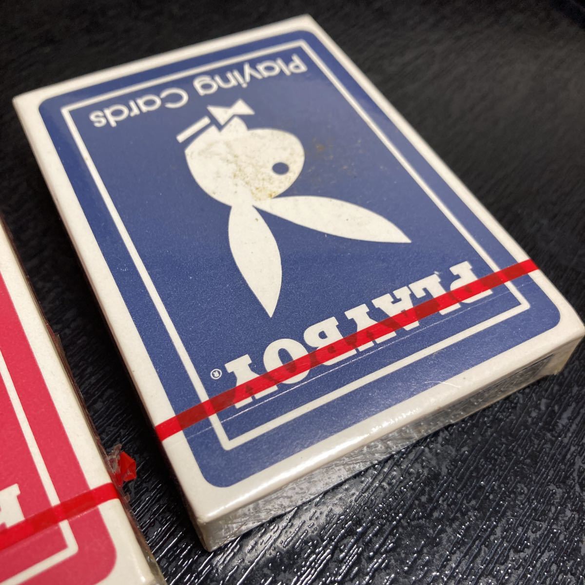 プレイボーイ PLAY BOY トランプ 赤 青 2セット ヴィンテージ カード