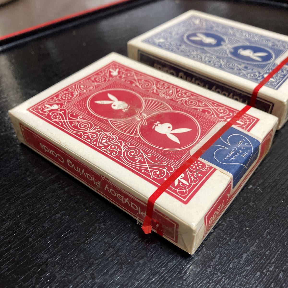 プレイボーイ PLAY BOY トランプ 赤 青 2セット ヴィンテージ カード