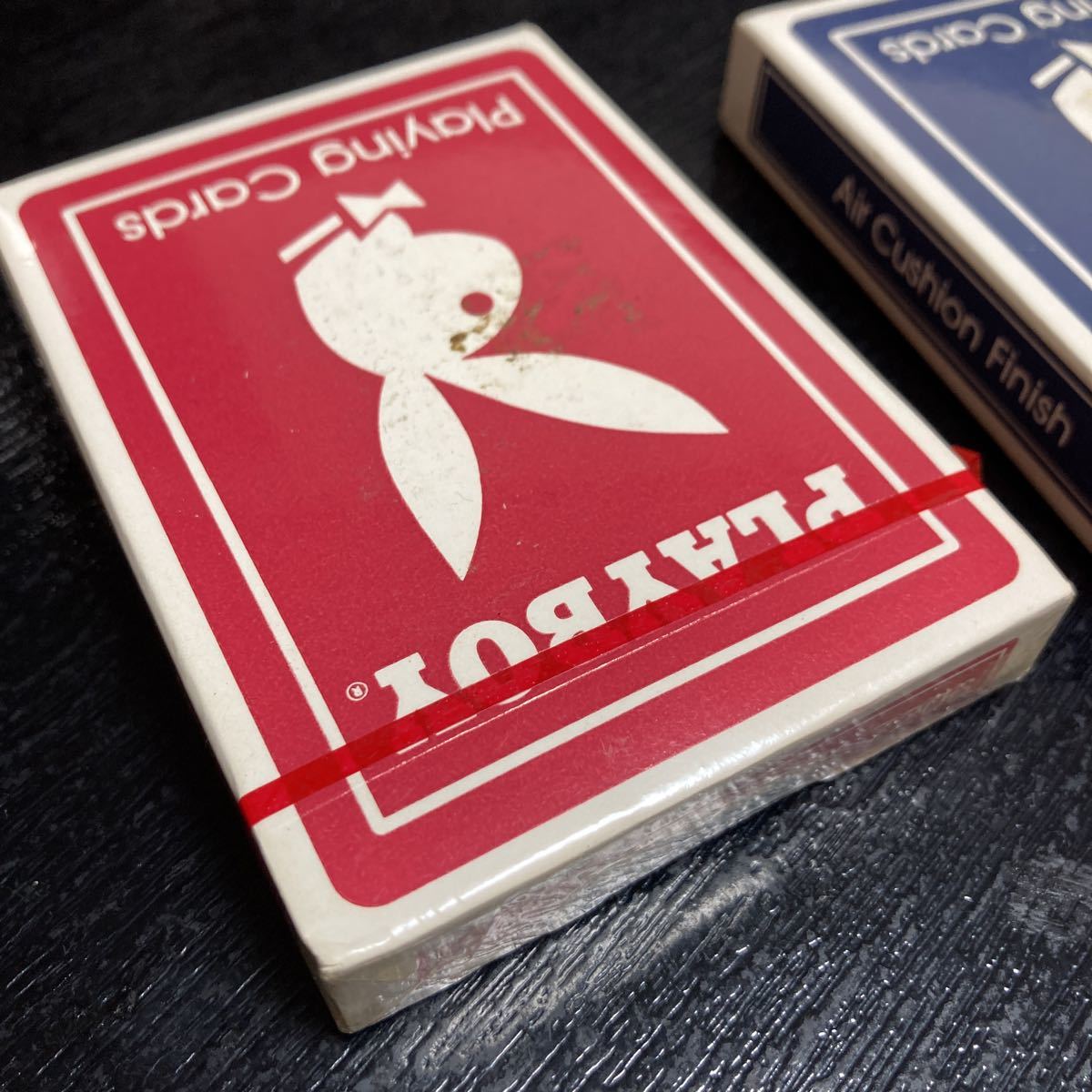 プレイボーイ PLAY BOY トランプ 赤 青 2セット ヴィンテージ カード