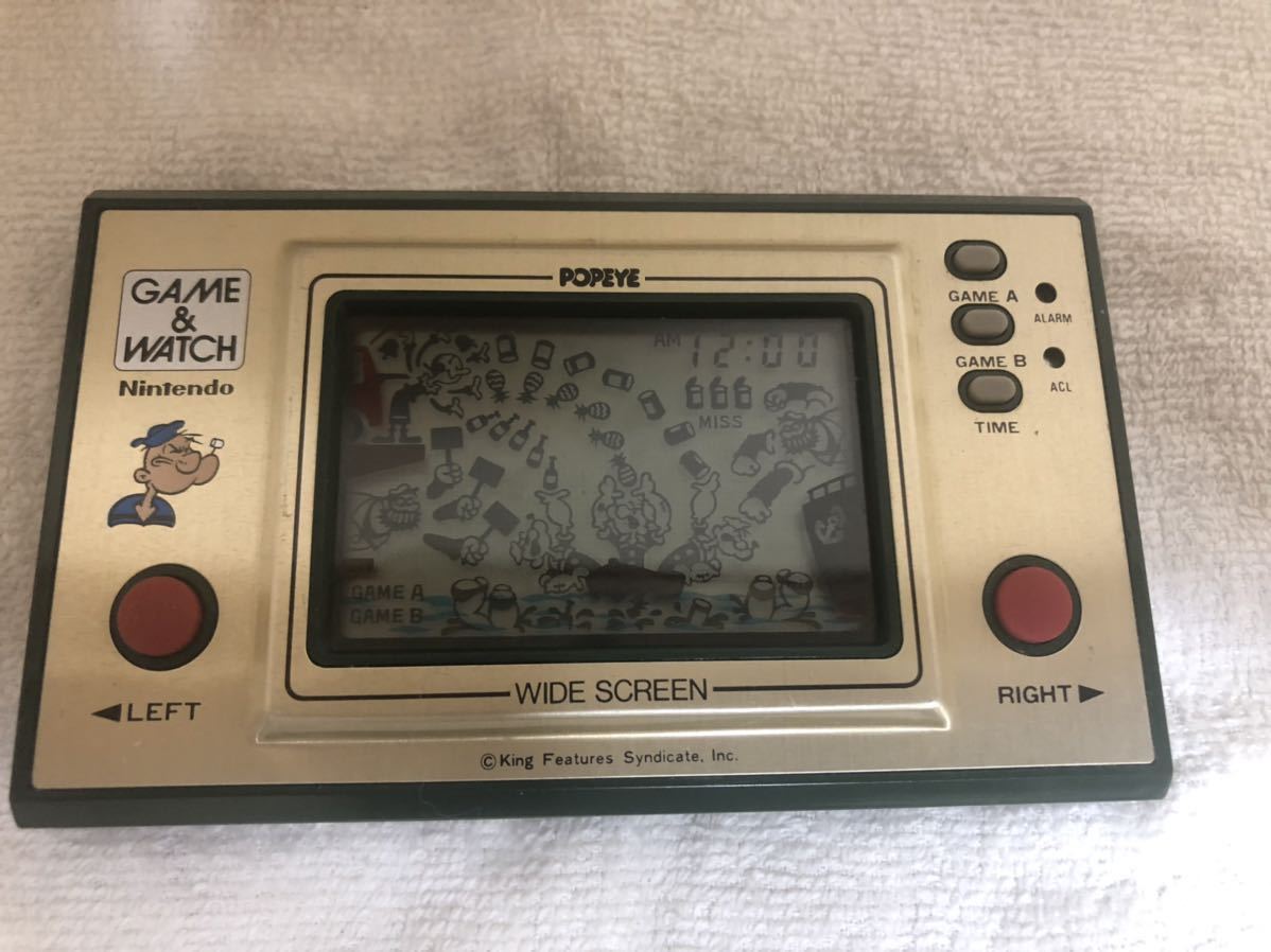 ☆任天堂 NINTENDO ゲーム&ウオッチ 「ポパイ POPEYE PP-23 GAME&WATCH