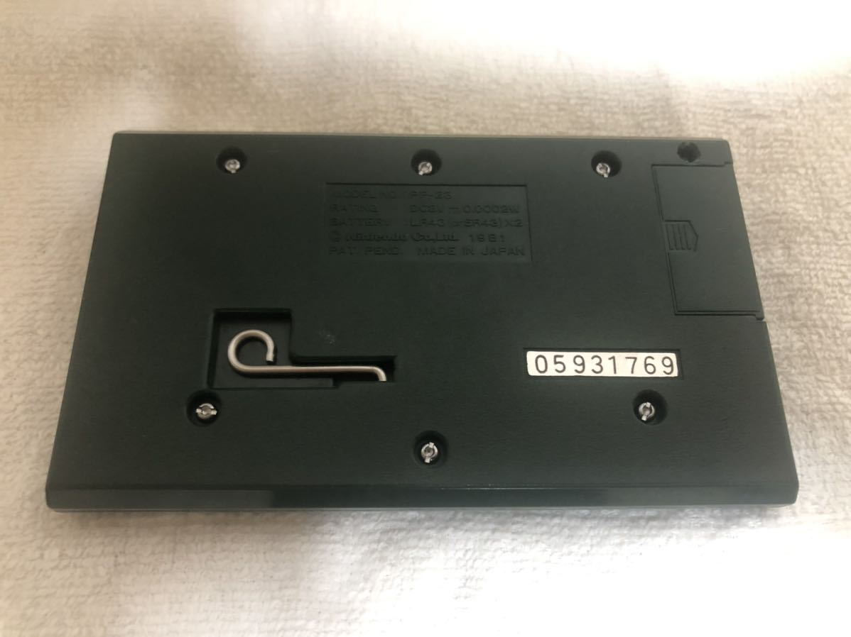 ☆任天堂 NINTENDO ゲーム&ウオッチ 「ポパイ POPEYE PP-23 GAME&WATCH