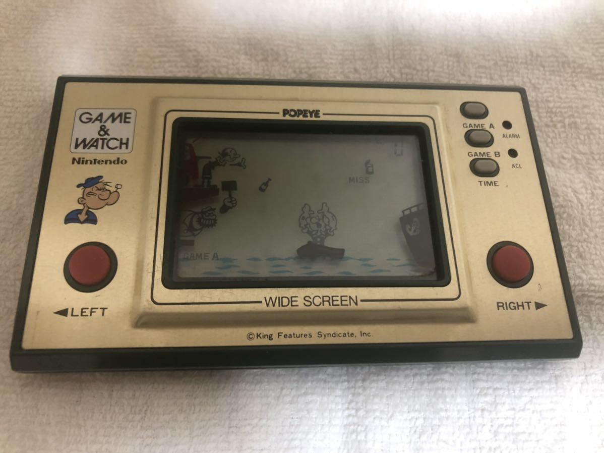 ☆任天堂 NINTENDO ゲーム&ウオッチ 「ポパイ POPEYE PP-23 GAME&WATCH