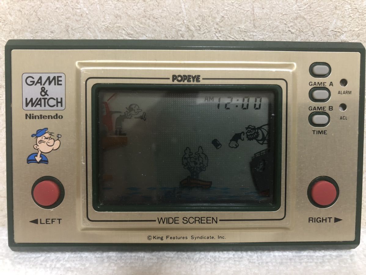 ☆任天堂 NINTENDO ゲーム&ウオッチ 「ポパイ POPEYE PP-23 GAME&WATCH