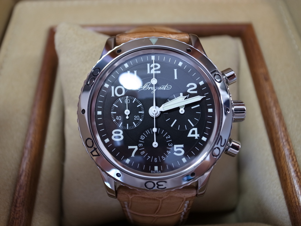 ブレゲ Breguet アエロナバル 3800ST/92/9W6 国内正規 極美品(ブレゲ 