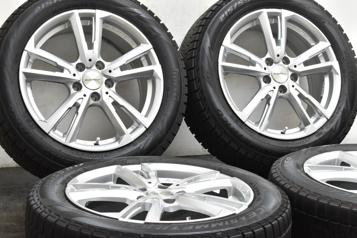 美品】VW ゴルフ トゥーラン 純正サイズ ユーロテック 17in 7J +50 
