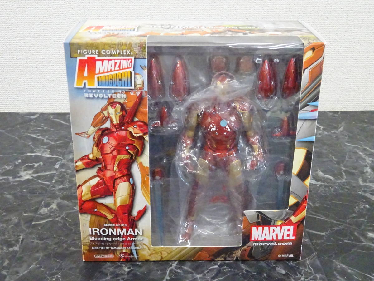 海洋堂 アメイジングヤマグチ No 013 アイアンマン ブリーディングエッジアーマー 開封 アイアンマン 売買されたオークション情報 Yahooの商品情報をアーカイブ公開 オークファン Aucfan Com