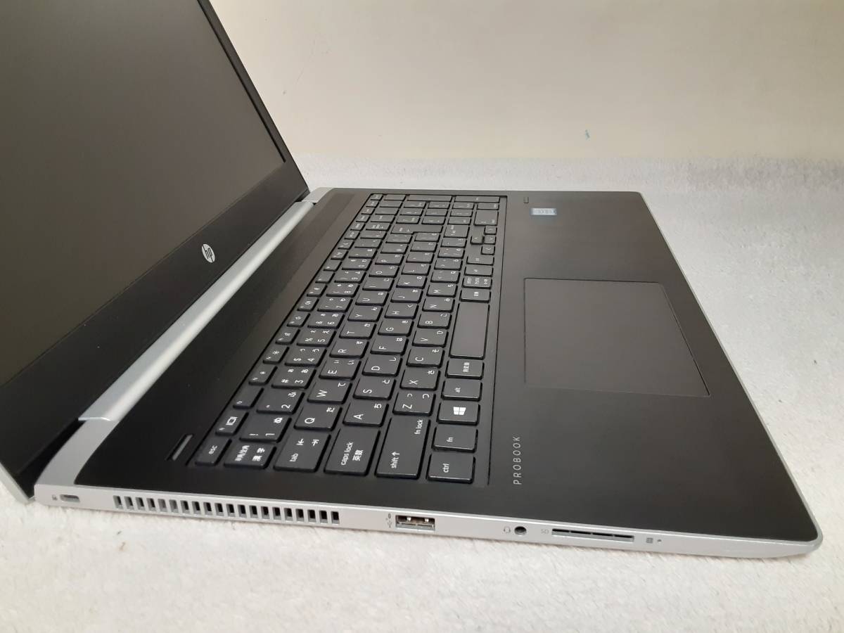 美品 HP ProBook 450 G5/i5/16G/超高速 SSD 256/HDD 500/Win10 64 wifi camera カメラ 無線 i5-8250u DDR4 PCIe nvme オフィス office 2019