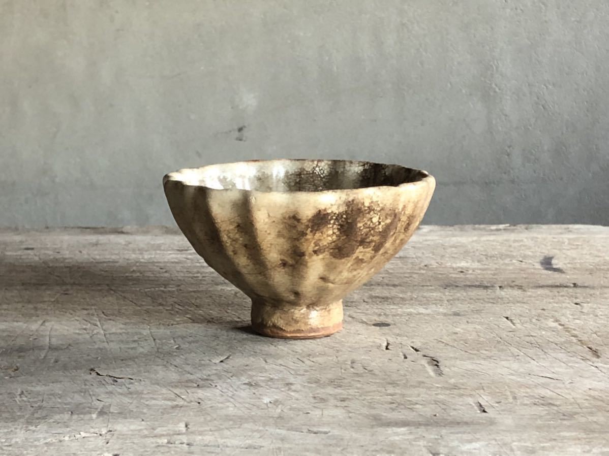 明 哥窯釉青磁角杯 唐物中国美術 哥窯 中国古玩 ・ 双