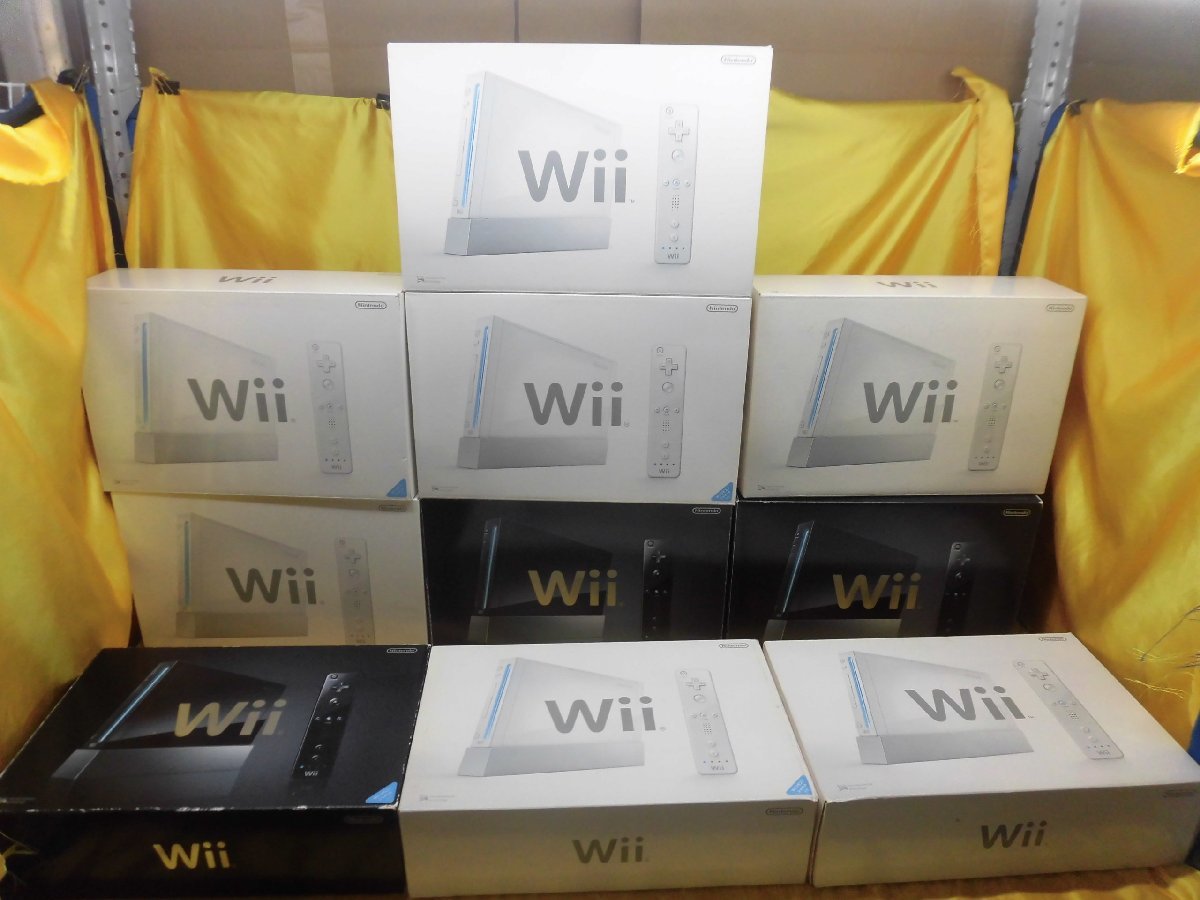ジャンク 動作未確認 任天堂 Wii 本体 箱付き 10台 セット K ゲーム
