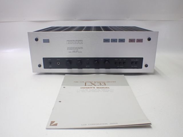 LUXMAN 管球式プリメインアンプ インテグレーテッドアンプ LX33
