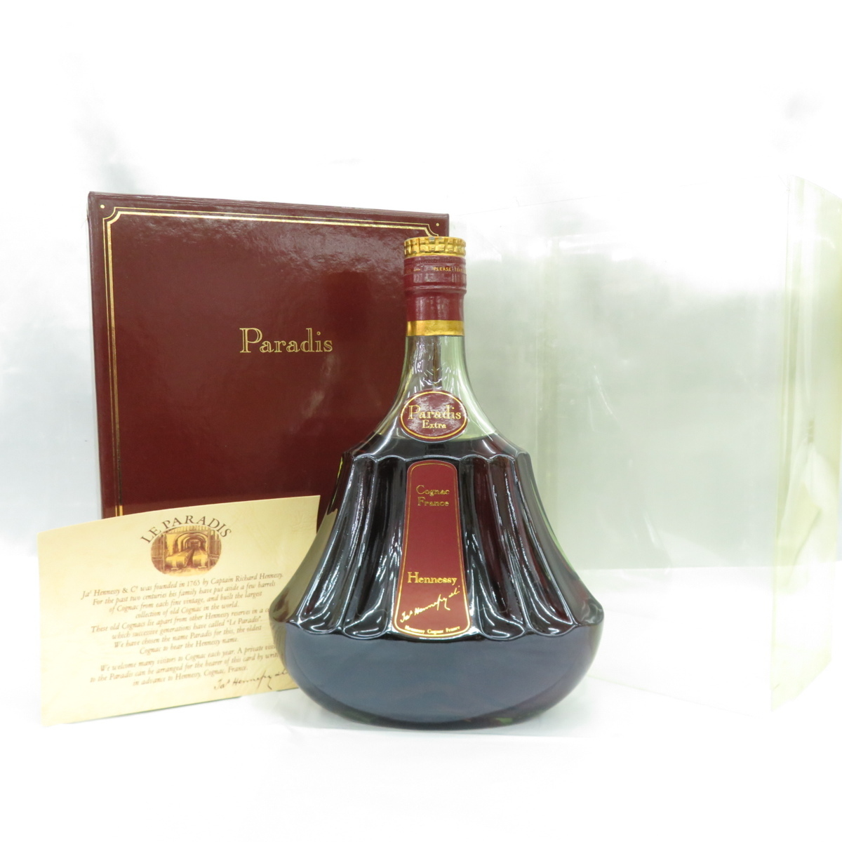 未開栓 Hennessy ヘネシー パラディ グリーンボトル 旧ボトル 箱付き 未開栓】Hennessy ヘネシー PARADIS パラディ エクストラ 旧グリーン