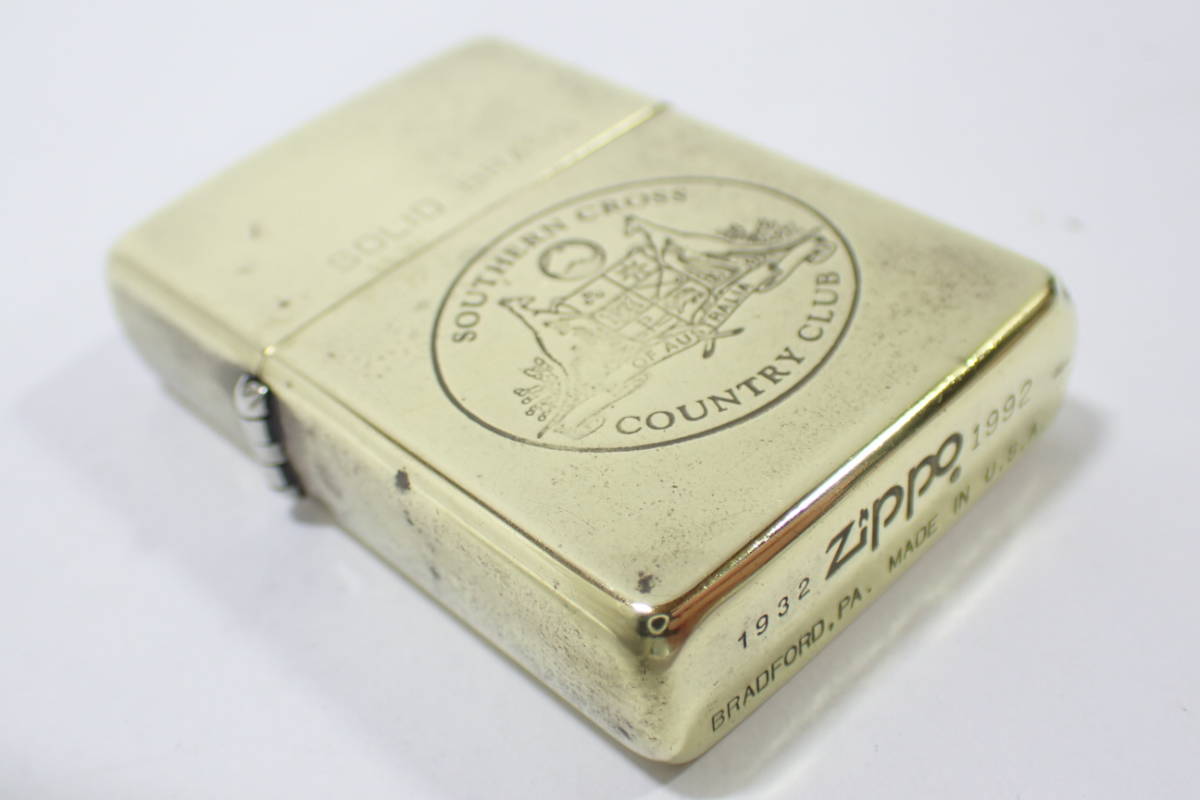 67237【 1932 ZIPPO 1992 】SOLID BRASS ソリッドブラス 真鍮 1992年 
