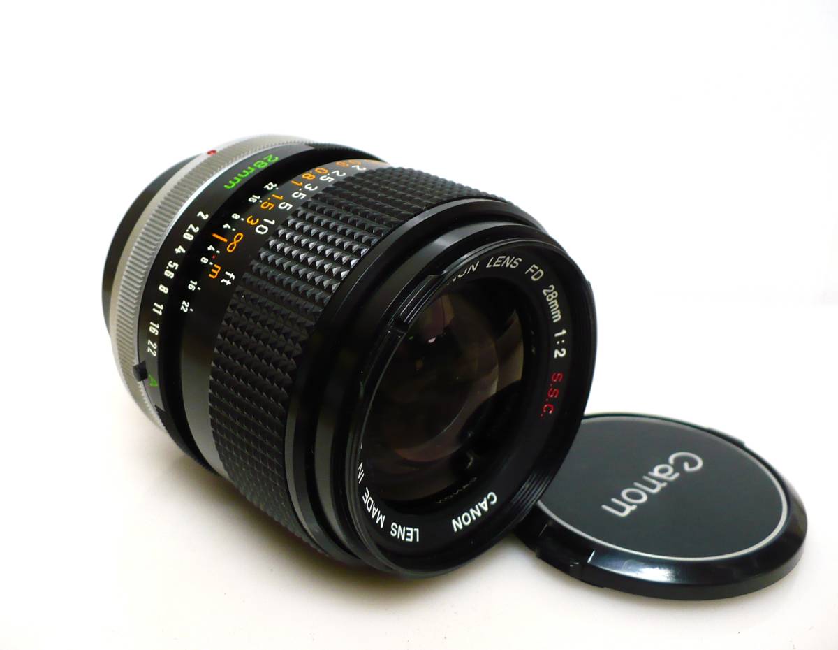 ☆Canon(キャノン)◇ FD 28mm 1:2 S.S.C. ◇稀少○現状にて